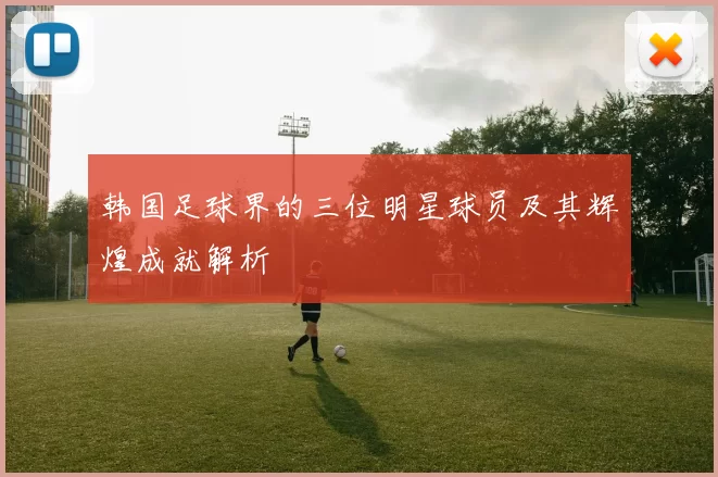 韩国足球界的三位明星球员及其辉煌成就解析